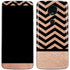 Rose Gold Chevron Split Moto E5 Plus Skin