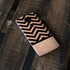 Rose Gold Chevron Split Moto E5 Plus Skin