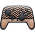 Rose Gold Chevron Split Nintendo Switch 2 (2025) Pro Controller Skin