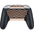 Rose Gold Chevron Split Nintendo Switch 2 (2025) Pro Controller Skin