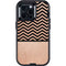 Rose Gold Chevron Split Otterbox Defender iPhone Skin