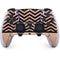 Rose Gold Chevron Split PS5 DualSense Edge Pro Controller Skin