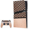 Rose Gold Chevron Split PS5 Pro Bundle Skin