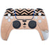 Rose Gold Chevron Split PS5 Pro Bundle Skin