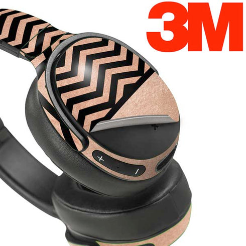 Rose Gold Chevron Split Skullcandy Venue Skin