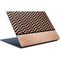 Rose Gold Chevron Split Surface Laptop Skin