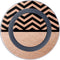 Rose Gold Chevron Split Wireless Charger Skin