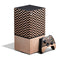 Rose Gold Chevron Split XBox Series X Digital Edition Bundle Skin