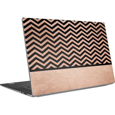 Rose Gold Chevron Split Dell XPS Skin