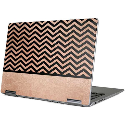 Rose Gold Chevron Split Yoga 710 14in Skin