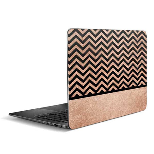 Rose Gold Chevron Split Zenbook UX305FA 13.3in Skin