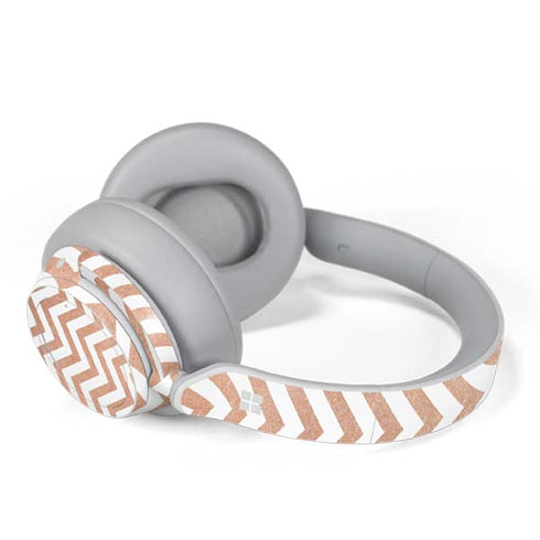 Rose Gold Chevron Surface Headphones Skin