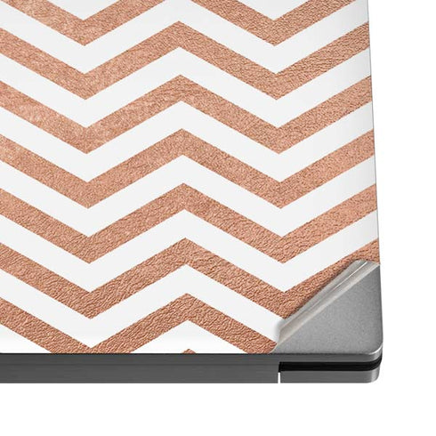 Rose Gold Chevron Dell XPS Skin