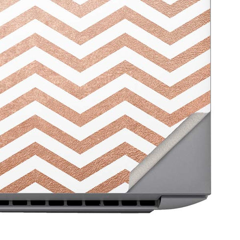 Rose Gold Chevron HP ZBook Fury 16 G10 Skin