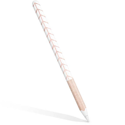 Rose Gold Herringbone Apple Pencil (2nd Gen 2019) Skin