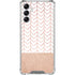 Rose Gold Herringbone Gabb Phone 4 Clear Case