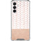 Rose Gold Herringbone Galaxy A16 5G Clear Case