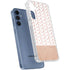 Rose Gold Herringbone Galaxy A55 5G Clear Case