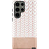 Rose Gold Herringbone Galaxy S23 Ultra Pro Case