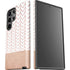 Rose Gold Herringbone Galaxy S23 Ultra Pro Case