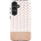 Rose Gold Herringbone Galaxy S25 Impact Case