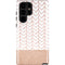 Rose Gold Herringbone Galaxy S25 Ultra Impact Case