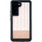 Rose Gold Herringbone Galaxy S24 Waterproof Case