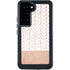 Rose Gold Herringbone Galaxy S24 Waterproof Case
