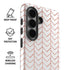 Rose Gold Herringbone Galaxy S26 Impact Case