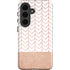 Rose Gold Herringbone Galaxy S26 Plus Impact Case