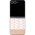 Rose Gold Herringbone Galaxy Z Flip6 Skin