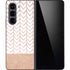 Rose Gold Herringbone Galaxy Z Fold5 5G Skin