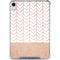 Rose Gold Herringbone iPad 11th Gen (2025) Clear Case
