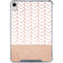 Rose Gold Herringbone iPad 11th Gen (2025) Clear Case