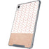 Rose Gold Herringbone iPad 11th Gen (2025) Clear Case