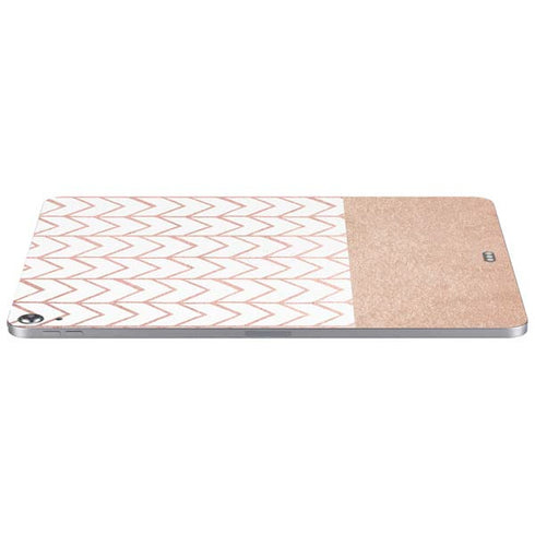Rose Gold Herringbone Apple iPad Air Skin