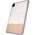 Rose Gold Herringbone iPad Pro 11in (2024) Clear Case