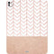 Rose Gold Herringbone iPad Pro 13in M4 (2024) Skin