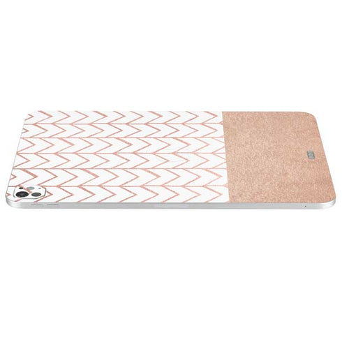 Rose Gold Herringbone iPad Pro 13in M4 (2024) Skin
