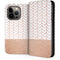 Rose Gold Herringbone iPhone 13 Pro Folio Case