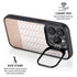 Rose Gold Herringbone iPhone 13 Pro Kickstand Case