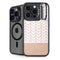 Rose Gold Herringbone iPhone 13 Pro Max Kickstand Case
