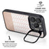 Rose Gold Herringbone iPhone 13 Pro Max Kickstand Case