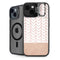 Rose Gold Herringbone iPhone 14 Kickstand Case