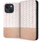 Rose Gold Herringbone iPhone 14 Plus Folio Case