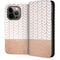 Rose Gold Herringbone iPhone 14 Pro Folio Case