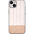 Rose Gold Herringbone iPhone Skins
