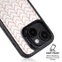 Rose Gold Herringbone iPhone 15 Plus Kickstand Case