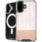 Rose Gold Herringbone iPhone 16 MagSafe Case