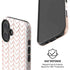 Rose Gold Herringbone iPhone 16 Plus Magsafe Impact Case